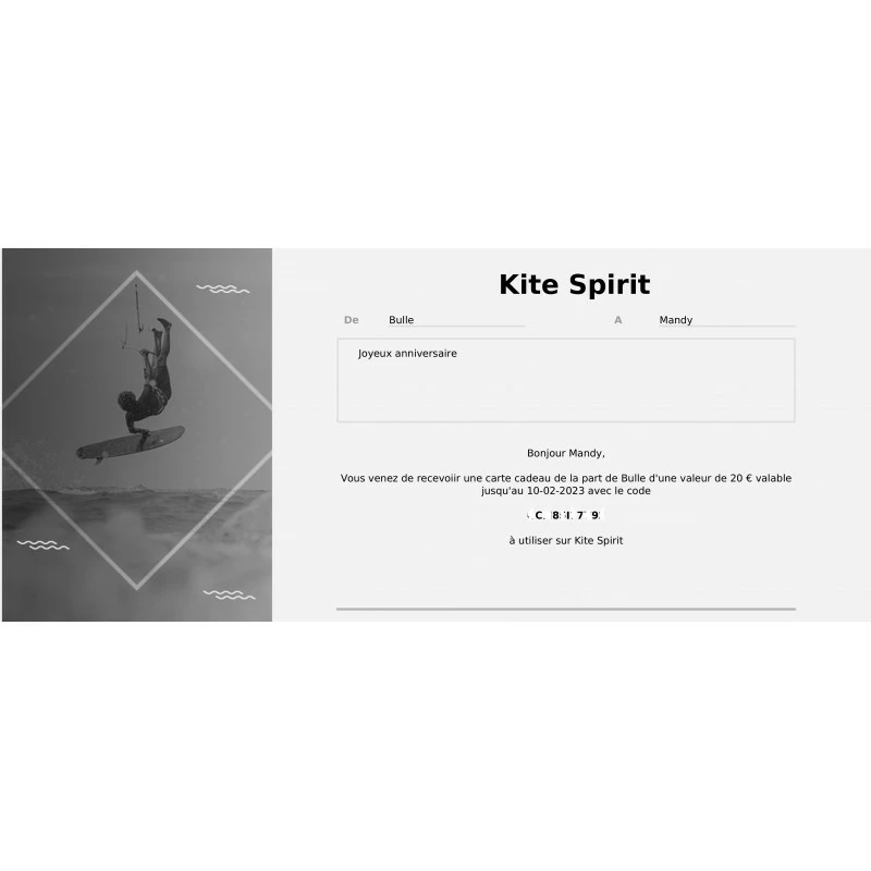 Bon Cadeau 50€ 2 Bon Cadeau 50€ – Image 2