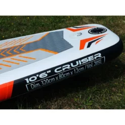 Paddle Gonflable WSK 10'6" Cruiser Fusion Double Peau -le surf Soldes Magasin paddle gonflable wsk 10 6 cruiser fusion 9