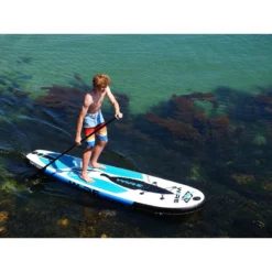 Stand Up Paddle SUP Gonflable WIRE Board 9'6" Bleu -le surf Soldes Magasin stand up paddle sup gonflable wire board 9 6 bleu 11