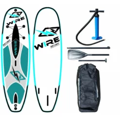 Stand Up Paddle SUP Gonflable WIRE Board 9'6" Bleu